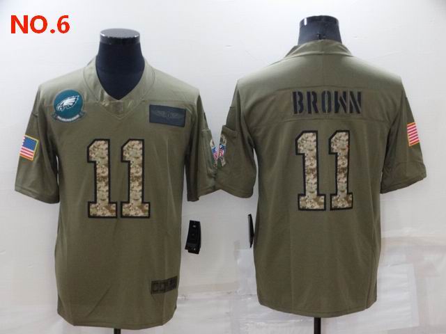 Men's Philadelphia Eagles #11 AJ Brown Jersey NO.6;